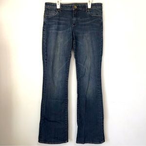 Kut From The Kloth Denim Blue Jeans Womens Size 10 Farrah Baby Bootcut Mid Rise